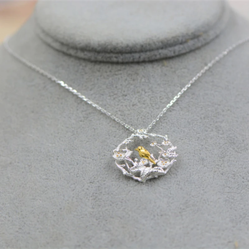 New Arrivals Bird Plum Blossom Branch Branch Necklaces & Pendants For Women Fashion sterling-silver-jewelry
New Arrivals Bird Plum Blossom Branch Branch Necklaces & Pendants For Women Fashion sterling-silver-jewelry