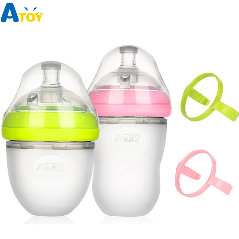 120\220ml Food Grade Silicone Feeding Bottle Baby Nursing Bottles Wide Mouth Milk Bottles Handle Infant Feeder Tool BPA Free
120\220ml Food Grade Silicone Feeding Bottle Baby Nursing Bottles Wide Mouth Milk Bottles Handle Infant Feeder Tool BPA Free