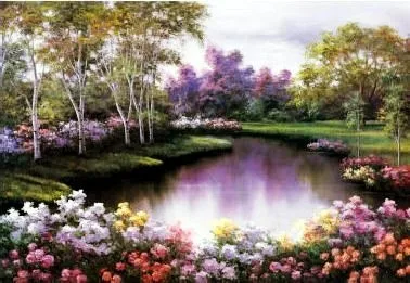 Embroidery Flowers bloom in spring Riverside scenery Needlework 14CT Unprinted DIY Cross Stitch Kits Handmade Art Wall Decor
Embroidery Flowers bloom in spring Riverside scenery Needlework 14CT Unprinted DIY Cross Stitch Kits Handmade Art Wall Decor