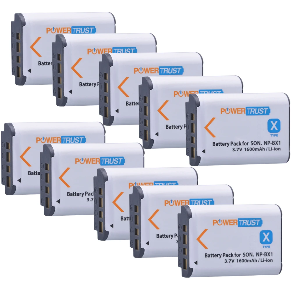 10Pcs NP-BX1 3.7V 1600mAh NP BX1 NPBX1 bx1 Replacement Battery for DSC-RX100 DSC-WX500 IV HX300 WX300 HDR-AS15 X3000R MV1 AS30V
10Pcs NP-BX1 3.7V 1600mAh NP BX1 NPBX1 bx1 Replacement Battery for DSC-RX100 DSC-WX500 IV HX300 WX300 HDR-AS15 X3000R MV1 AS30V