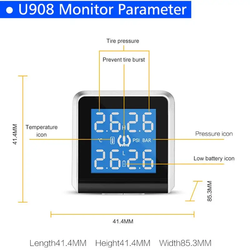 Universal Multifunction Car TPMS Tire Pressure Display Car Cigarette Lighter Direct Power Supply TPMS Car Tire Pressure Monitor
Universal Multifunction Car TPMS Tire Pressure Display Car Cigarette Lighter Direct Power Supply TPMS Car Tire Pressure Monitor
