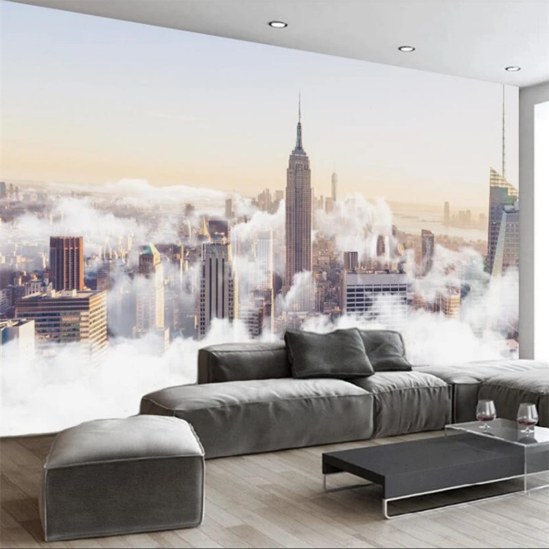 wellyu HD Abstract City Cloud Sea Landscape Wall Custom Large Mural Green Wallpaper papel de parede para quarto
wellyu HD Abstract City Cloud Sea Landscape Wall Custom Large Mural Green Wallpaper papel de parede para quarto