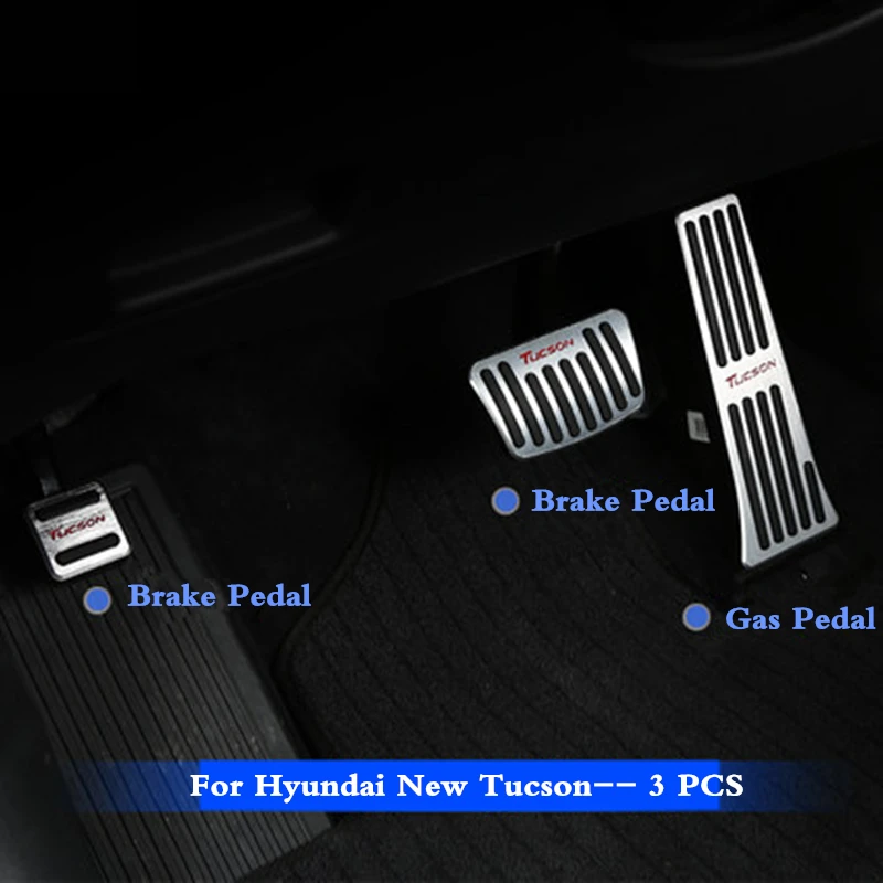 3 PCS Car Alloy Fuel Gas Pedal Brake Pedal Foot Pedal Accelerator Cover Pedal For New Hyundai Tucson 2015 2016 2017 2018
3 PCS Car Alloy Fuel Gas Pedal Brake Pedal Foot Pedal Accelerator Cover Pedal For New Hyundai Tucson 2015 2016 2017 2018