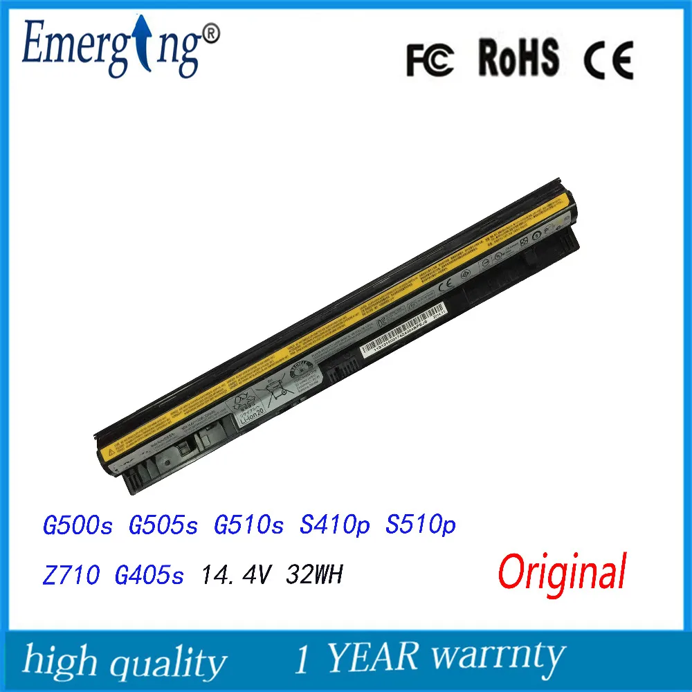 14.4V 32Wh Original New Laptop Battery for Lenovo IdeaPad G400s G500s Z710 G500s G505s L12L4A02 L12M4E01 L12S4A02 L12S4E01
14.4V 32Wh Original New Laptop Battery for Lenovo IdeaPad G400s G500s Z710 G500s G505s L12L4A02 L12M4E01 L12S4A02 L12S4E01