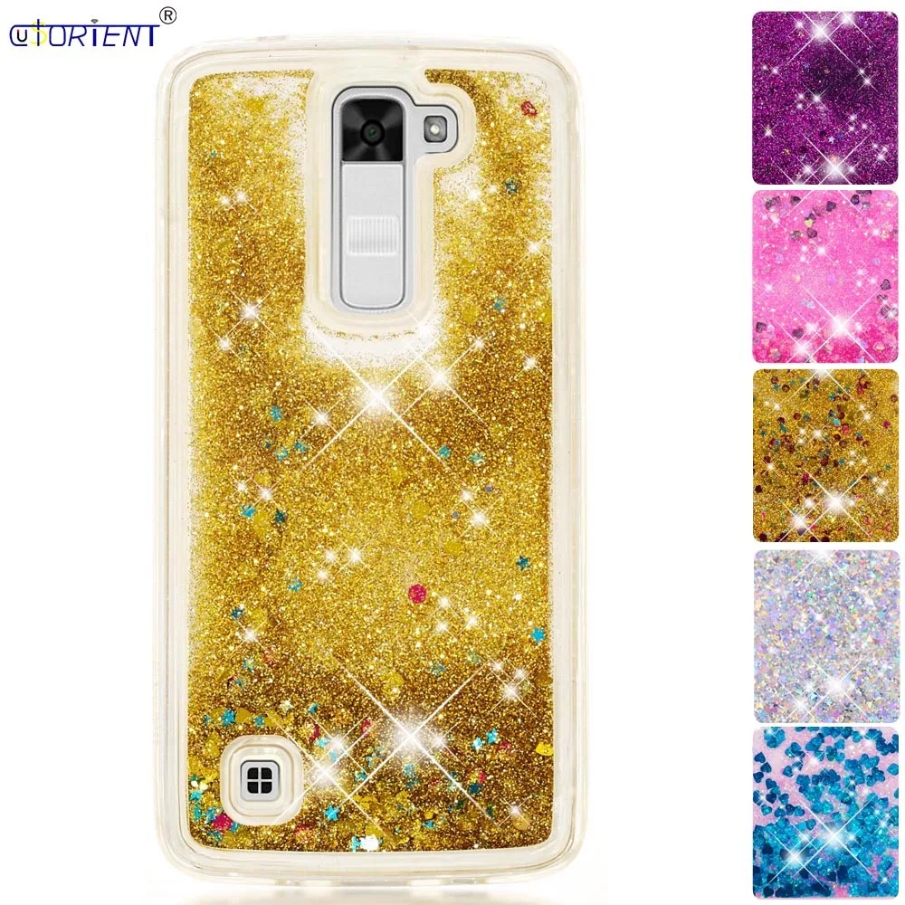 Чехол для LG K8 LTE K7 Bling с динамической жидкостью и зыбучим песком чехол телефона 2016