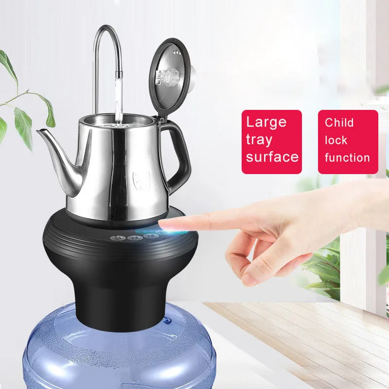 G50 Wireless Electric Automatic Water Pump For Bottle Smart Drinking Water Bottle Pump Dispenser For Home USB Charging
G50 Wireless Electric Automatic Water Pump For Bottle Smart Drinking Water Bottle Pump Dispenser For Home USB Charging