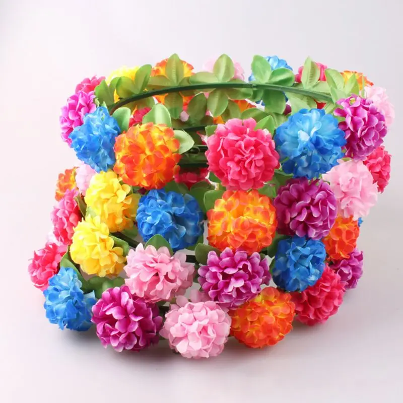 Women Girls Bright Colorful Plastic Flowers Headband Summer Beach Photo Props Adjustable Button Hairband Wedding Party Headpiece
Women Girls Bright Colorful Plastic Flowers Headband Summer Beach Photo Props Adjustable Button Hairband Wedding Party Headpiece
