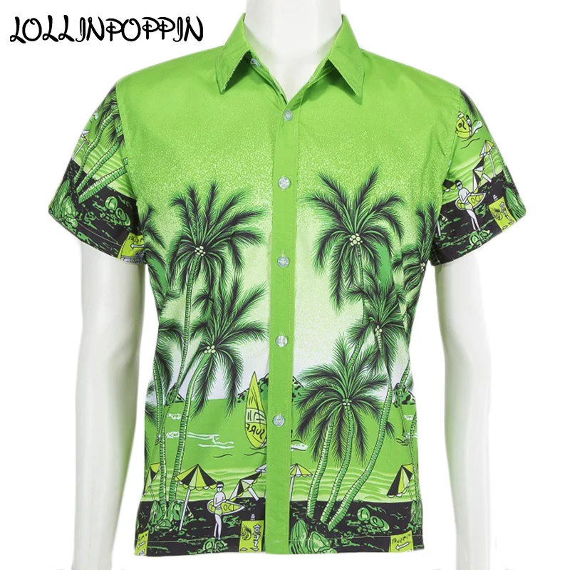 Mens Hawaiian Shirt Short Sleeve Men Casual Beach Shirts Coconut Trees Printed Aloha Shirt Turn Down Collar
Mens Hawaiian Shirt Short Sleeve Men Casual Beach Shirts Coconut Trees Printed Aloha Shirt Turn Down Collar