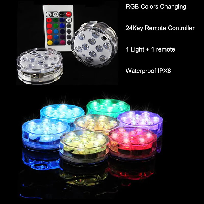Multi-color Available(4 PCS/lot) Submersible RGB Flash LED Light Party Lamp Floral Shisha Hoohak Fountain Light Decoration Party
Multi-color Available(4 PCS/lot) Submersible RGB Flash LED Light Party Lamp Floral Shisha Hoohak Fountain Light Decoration Party
