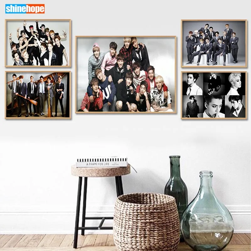 EXO Poster Custom Canvas Poster Art Home Decoration Cloth Fabric Wall Poster Print Silk Fabric 30X45cm,40X60cm
EXO Poster Custom Canvas Poster Art Home Decoration Cloth Fabric Wall Poster Print Silk Fabric 30X45cm,40X60cm