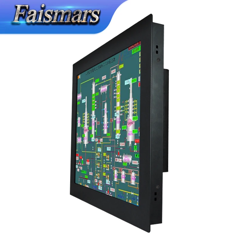 M084-RFR/8 4 дюймов 600*800 VGA/DVI сенсорный монитор/дюймов 8 дисплей дюймов/8 промышленный