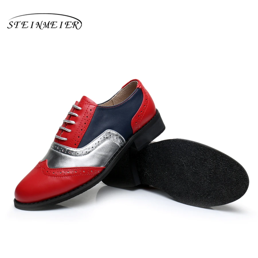 Genuine cow leather brogue casual designer vintage lady flats shoes handmade oxford shoes for women 2020 spring red blue silver
Genuine cow leather brogue casual designer vintage lady flats shoes handmade oxford shoes for women 2020 spring red blue silver