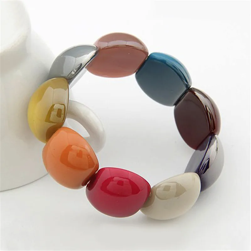 New Bohemian Candy Bubble Bracelets For Women Elastic Boho Link Resin Bracelets Bangles Female Jewelry Love Gift
New Bohemian Candy Bubble Bracelets For Women Elastic Boho Link Resin Bracelets Bangles Female Jewelry Love Gift