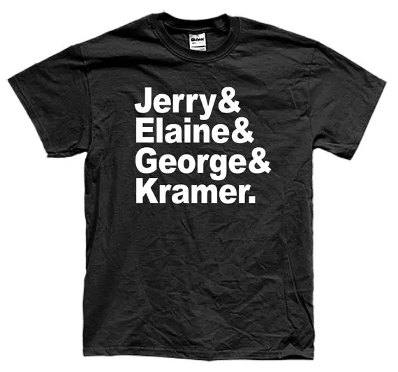 SEINFIELD THE NAMES jerry show t-shirt short sleeve many colors unisex More Size and Colors-A879
SEINFIELD THE NAMES jerry show t-shirt short sleeve many colors unisex More Size and Colors-A879