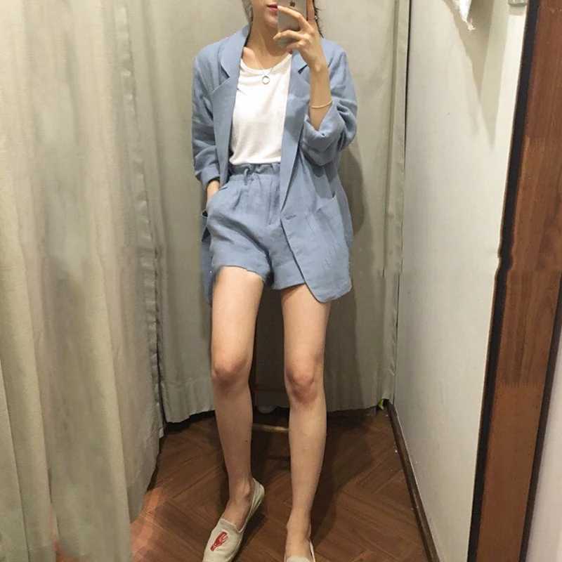 Women 2 Two Piece Sets Short Gray Solid Blazer + High Waist Pant Office Lady Notched Jacket Pant Suits Korean Outfits Femme
Women 2 Two Piece Sets Short Gray Solid Blazer + High Waist Pant Office Lady Notched Jacket Pant Suits Korean Outfits Femme