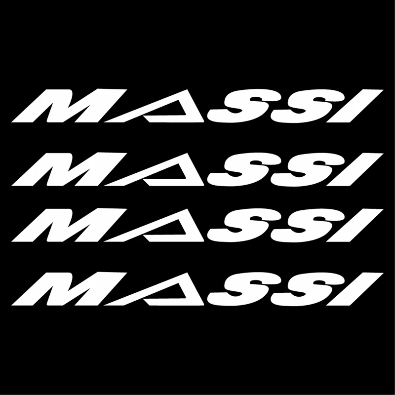 Пользовательская Виниловая наклейка для велосипеда MASSI художественный декор 4