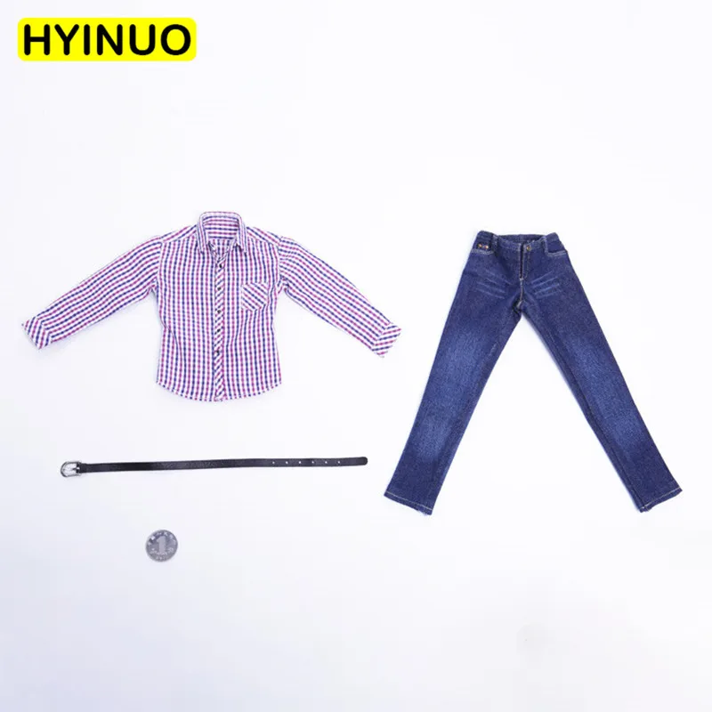 2 Colors 1/6 Scale Male Fashion Shirt Jeans Men Fashion Casual Wear Clothes Clothing Set For 12" Action Figure Male Body
2 Colors 1/6 Scale Male Fashion Shirt Jeans Men Fashion Casual Wear Clothes Clothing Set For 12" Action Figure Male Body