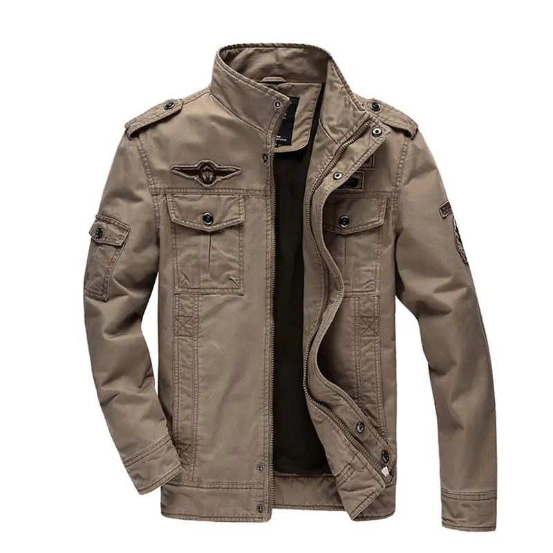 Tactical Jackets Men Army Military Cotton Coat Male Plus Size M-6XL Jaqueta masculina Air Force Flight Stand collar Jackets
Tactical Jackets Men Army Military Cotton Coat Male Plus Size M-6XL Jaqueta masculina Air Force Flight Stand collar Jackets