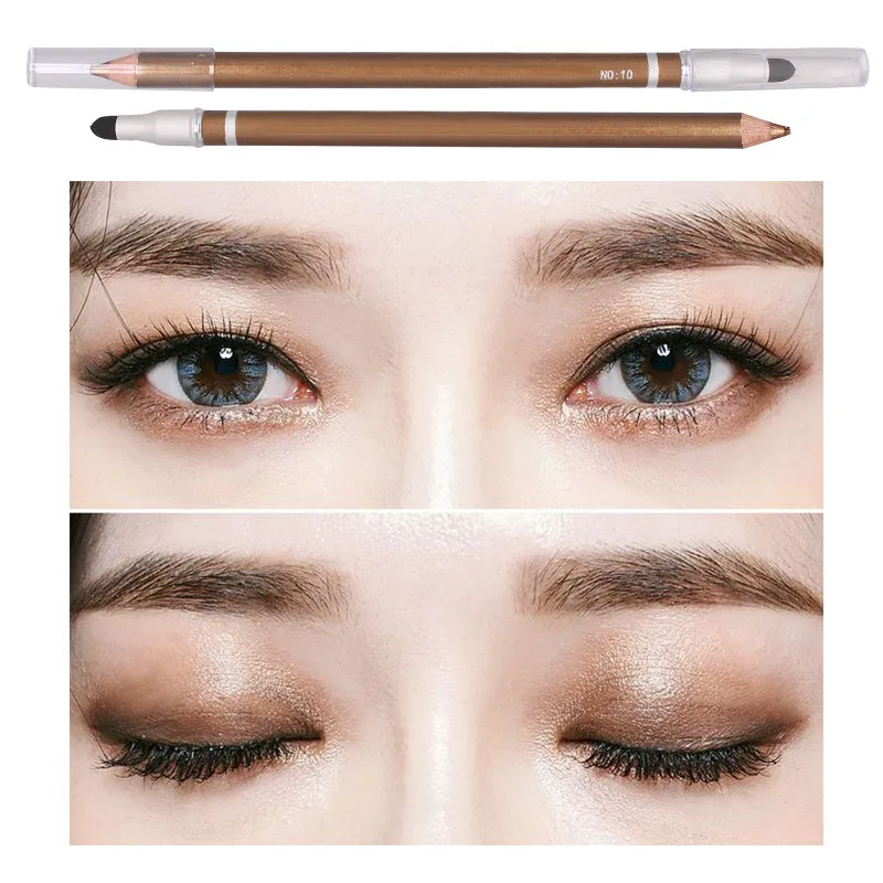 Eyeshadow Pencil Glitter Eye Shadow Pen Double Heads Air Cushion Heads Natural Makeup KG66
Eyeshadow Pencil Glitter Eye Shadow Pen Double Heads Air Cushion Heads Natural Makeup KG66