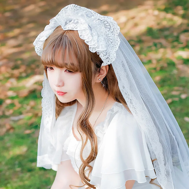 Lolita Romantic Lace Flower Headdress Women Headwear Solid Wedding Cos Charming Lacing Hollow Out Hairbands T699
Lolita Romantic Lace Flower Headdress Women Headwear Solid Wedding Cos Charming Lacing Hollow Out Hairbands T699