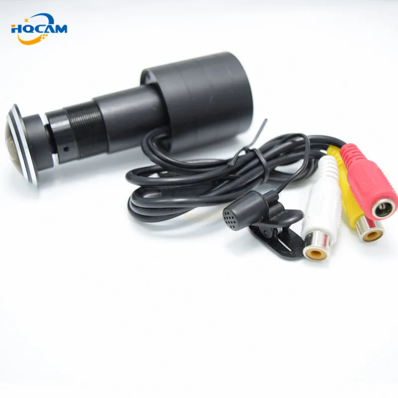 Мини-камера видеонаблюдения HQCAM 700TVL угловая 170 градусов 960H DVR | Безопасность и