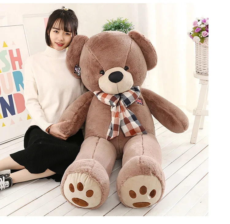 stuffed plush toy large 105cm brown teddy bear bowtie bear soft doll throw pillow Christmas gift s2432
stuffed plush toy large 105cm brown teddy bear bowtie bear soft doll throw pillow Christmas gift s2432
