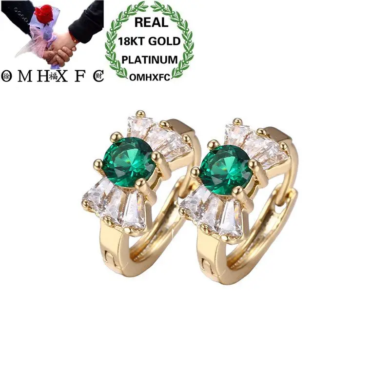 OMHXFC Wholesale European Fashion Woman Girl Party Birthday Wedding Gift Vintage Bowknot AAA Zircon 18KT Gold Hoop Earrings EH25
OMHXFC Wholesale European Fashion Woman Girl Party Birthday Wedding Gift Vintage Bowknot AAA Zircon 18KT Gold Hoop Earrings EH25