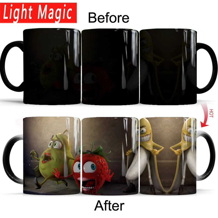 funny Banana strawberry pear fruit mugs coffee milk cartoon cup color changing ceramic mug surprise gift for your friend
funny Banana strawberry pear fruit mugs coffee milk cartoon cup color changing ceramic mug surprise gift for your friend