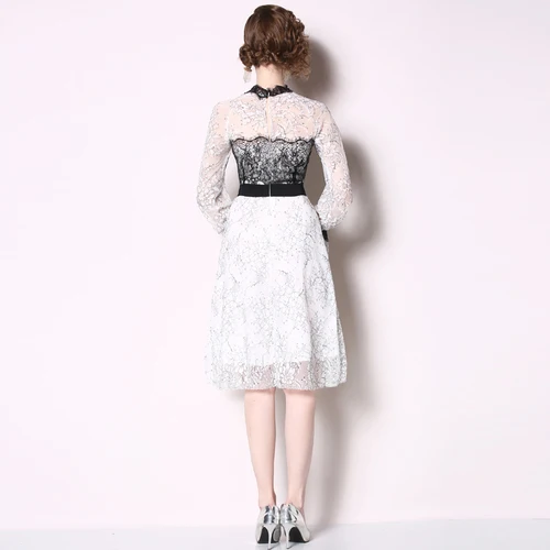 High Quality 2020 Spring Summer Dress Floral Elegant Lace O-neck women Flare Sleeve Knee-Length Mesh dresses A-Line Casual Dress
High Quality 2020 Spring Summer Dress Floral Elegant Lace O-neck women Flare Sleeve Knee-Length Mesh dresses A-Line Casual Dress