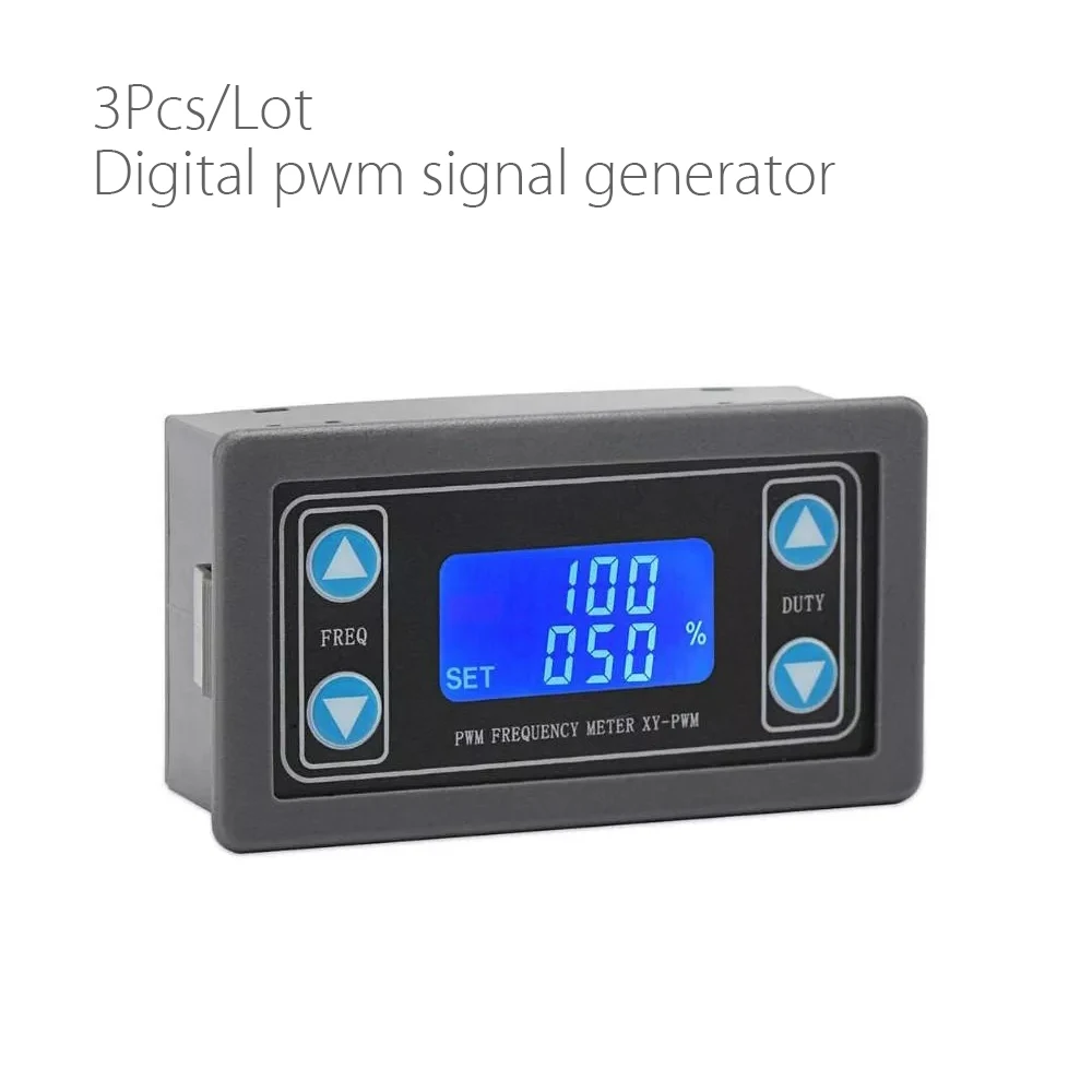3pcs/lot XY-PWM DC3.3-30V 1Hz~150KHz Digital Display Square Wave Rectangular Wave Pulse Signal Generator
3pcs/lot XY-PWM DC3.3-30V 1Hz~150KHz Digital Display Square Wave Rectangular Wave Pulse Signal Generator