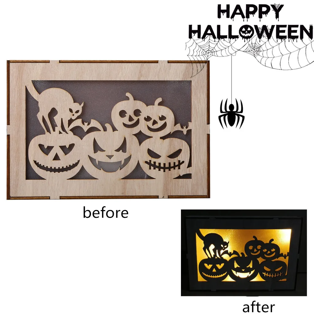 Halloween Decoration Props Led Lighted Wooden Halloween Haunted House Halloween Gifts Party Supplies
Halloween Decoration Props Led Lighted Wooden Halloween Haunted House Halloween Gifts Party Supplies