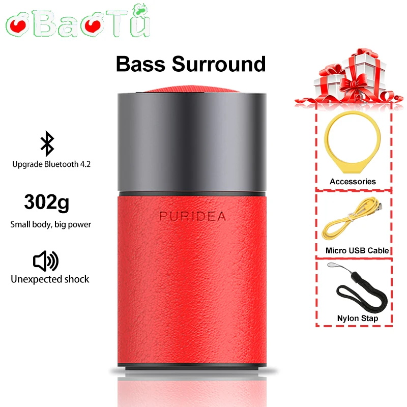 I6 Portable Bluetooth Speaker Wireless Dual Channel Sound System 3D Stereo Music Surround Outdoor Speaker 5000 Mah Battery Mini
I6 Portable Bluetooth Speaker Wireless Dual Channel Sound System 3D Stereo Music Surround Outdoor Speaker 5000 Mah Battery Mini