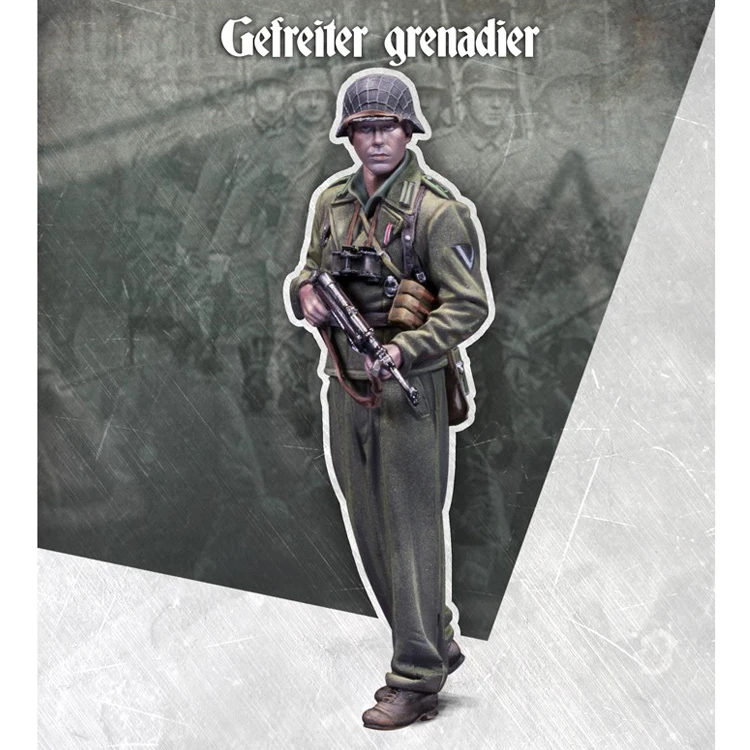 Гренадир GEFREITER, модель солдата из смолы GK, военная тема Второй мировой войны, комплект в разобранном и неокрашенном виде, 1/35
Гренадир GEFREITER, модель солдата из смолы GK, военная тема Второй мировой войны, комплект в разобранном и неокрашенном виде, 1/35