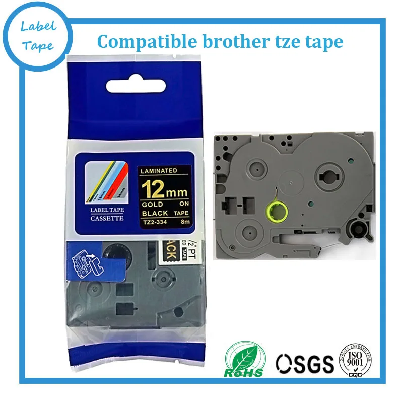 Tze334 Tze-334 Tze 334 tze tape Gold on Black compatible P touch cassette ribbon cartridge tz 12mm laminated tape tz334
Tze334 Tze-334 Tze 334 tze tape Gold on Black compatible P touch cassette ribbon cartridge tz 12mm laminated tape tz334