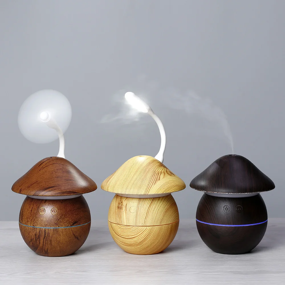 Ultrasonic Air Humidifier usb Aroma Diffuser 3 in 1 Mist Maker Mini Wood grain humidifier For Home Office With 7 Color Light Fan
Ultrasonic Air Humidifier usb Aroma Diffuser 3 in 1 Mist Maker Mini Wood grain humidifier For Home Office With 7 Color Light Fan