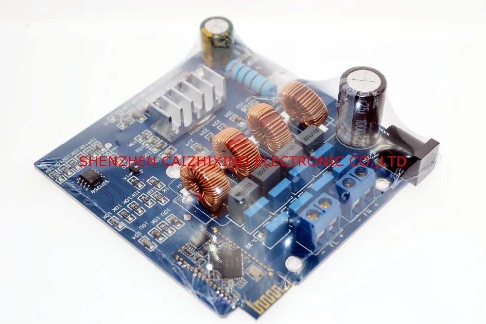 Фото Плата усилителя SUQ 24 В постоянного тока TPA3116 Bluetooth класса D 50 Вт * 2 ампер CSR4.0|amp