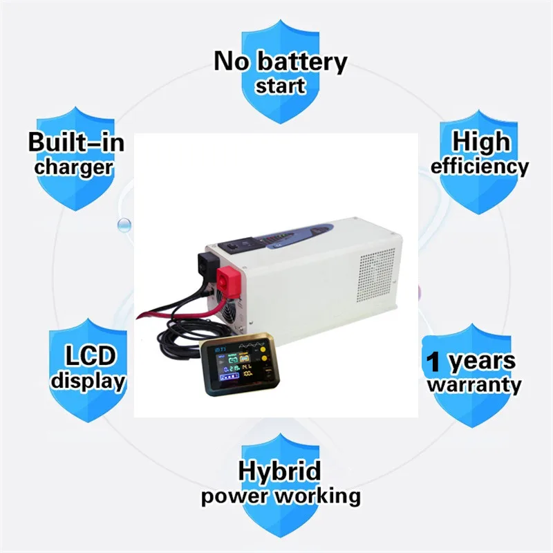 fast shipment off grid 1500w pure sine wave inverter with charger 12v 24v to 220v 230v 240v solar inverter charger
fast shipment off grid 1500w pure sine wave inverter with charger 12v 24v to 220v 230v 240v solar inverter charger