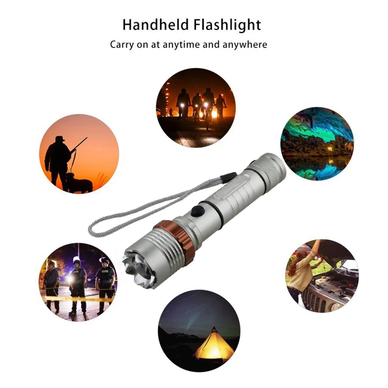 Светодиодный фонарик VastFire XM-L T6 с регулируемым фокусом 850 лм точесветильник