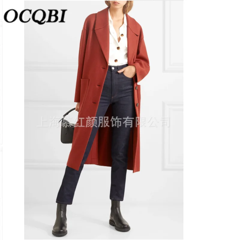 Korean Fashion Casual Red Long Coat Cashmere Elegant Vintage Designers Oversized Coat
Korean Fashion Casual Red Long Coat Cashmere Elegant Vintage Designers Oversized Coat