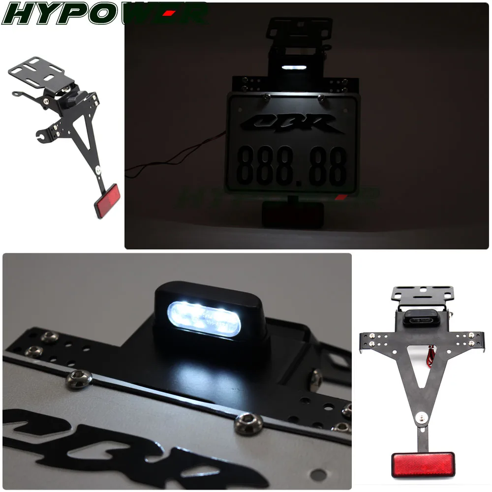 Motorcycle Tail Tidy Fender Eliminator License Plate Holder LED Light For Honda CRF 250 FMX 650
Motorcycle Tail Tidy Fender Eliminator License Plate Holder LED Light For Honda CRF 250 FMX 650