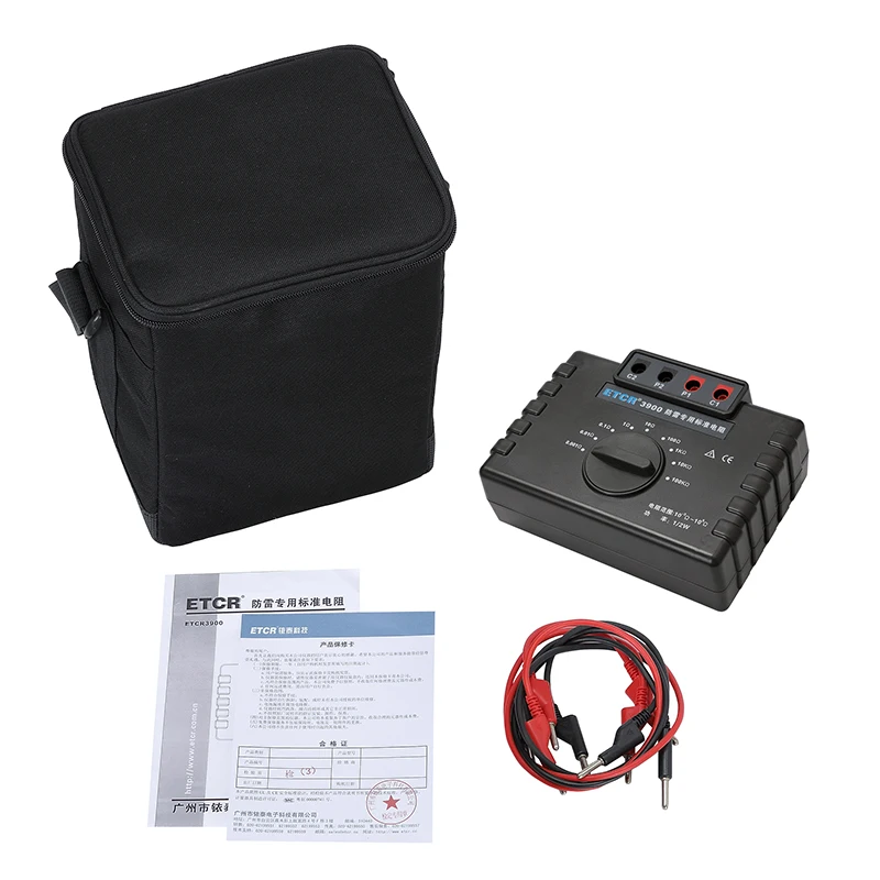 ETCR3900 lightning protection special standard electric military grade wirewound resistance instrument calibrator
ETCR3900 lightning protection special standard electric military grade wirewound resistance instrument calibrator