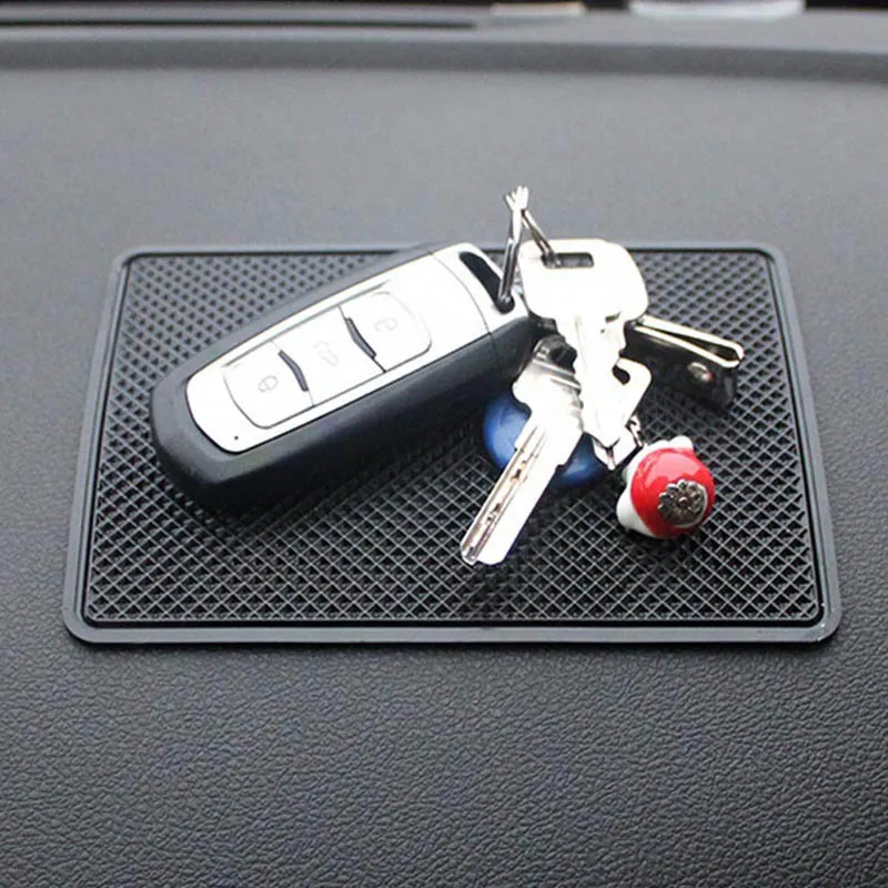 Car non-slip mat silicone car dashboard network grid double-sided anti-slip adhesive pad phone GPS navigation 15 * 11cm | Автомобили и