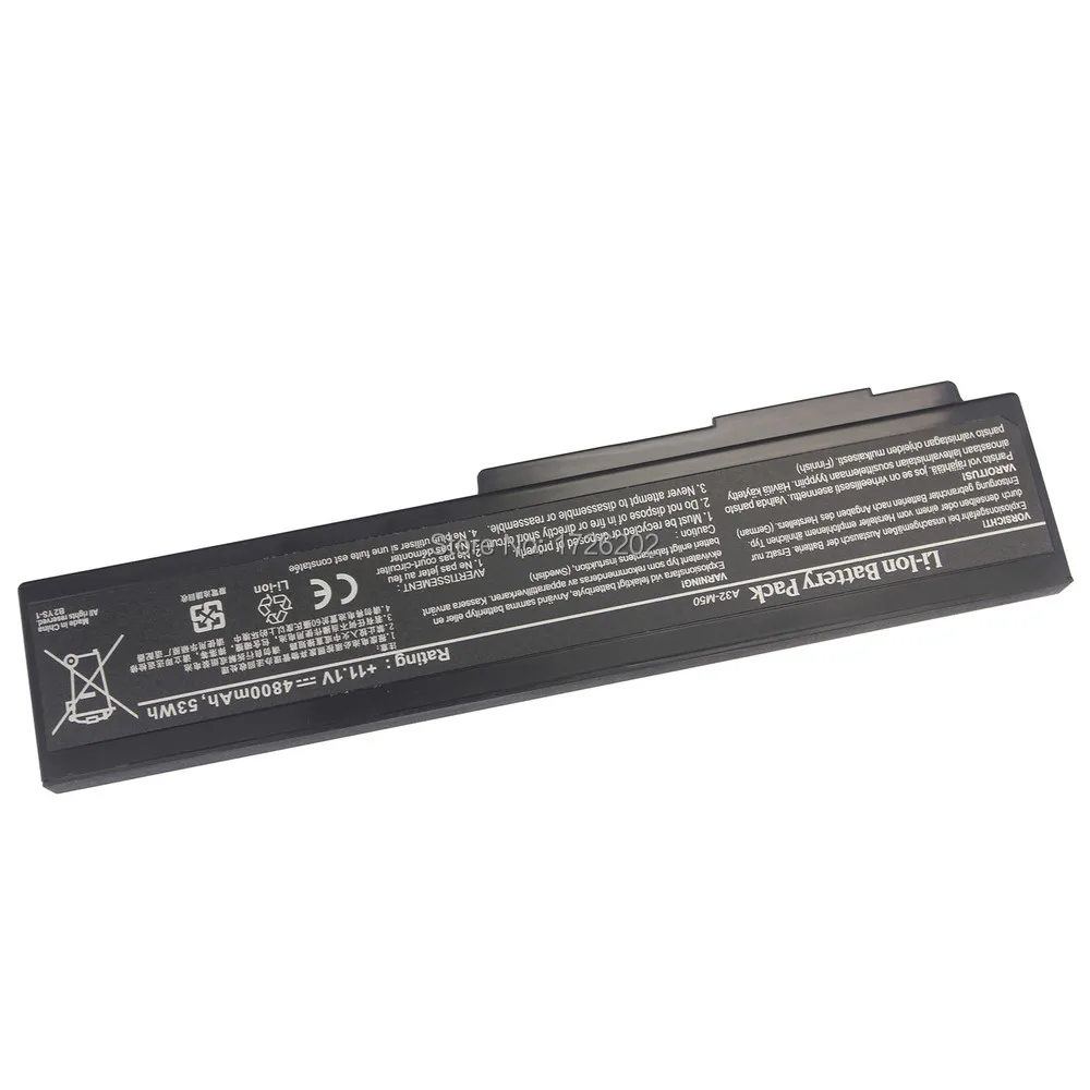 4800mAh Аккумулятор для ноутбука Asus B43 B43F N53 N53Jn N53Jq N61 N61J N61JA N61JQ N61JV A32 N61|battery recover|battery