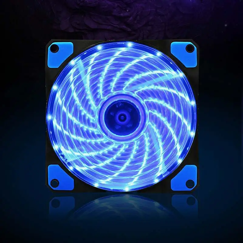 120mm Computer Cooler Fan 16dB Ultra Silent 15 LEDs for Computer Case CPU Cooler Radiator Desktop PC Fan Computer Cooling
120mm Computer Cooler Fan 16dB Ultra Silent 15 LEDs for Computer Case CPU Cooler Radiator Desktop PC Fan Computer Cooling