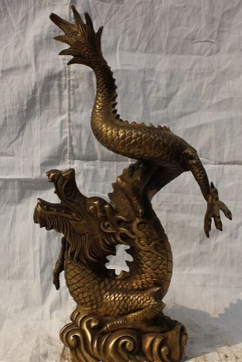 xd 002159 14" Folk Chinese Brass Decoration Year Zodiac Longevity Myth Fly Dragon Statue
xd 002159 14" Folk Chinese Brass Decoration Year Zodiac Longevity Myth Fly Dragon Statue