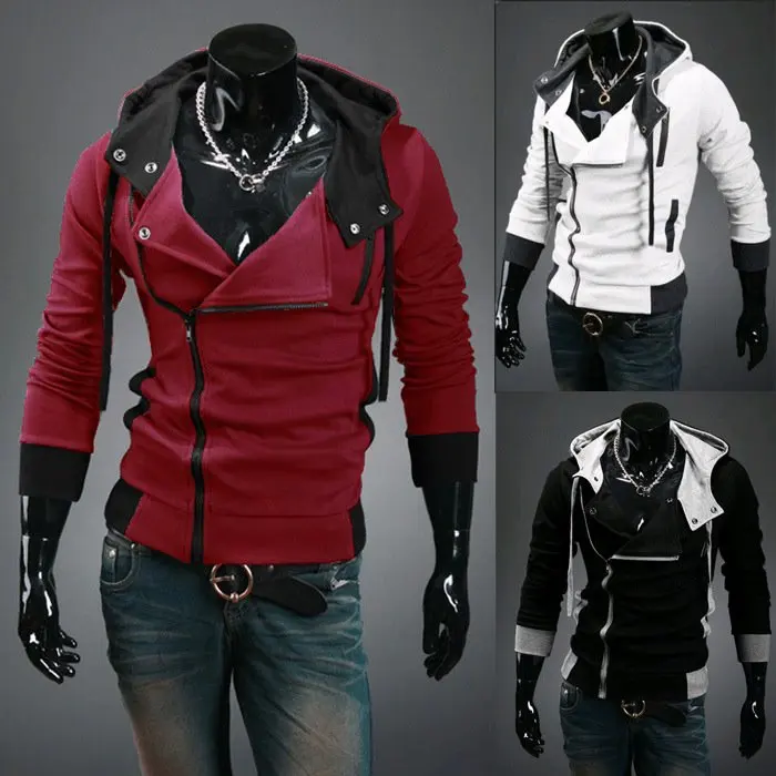Variety color street style pocket long sleeves jacket men Slim male zipper Men's fashion irregular hooded top coat plus size 6xl
Variety color street style pocket long sleeves jacket men Slim male zipper Men's fashion irregular hooded top coat plus size 6xl