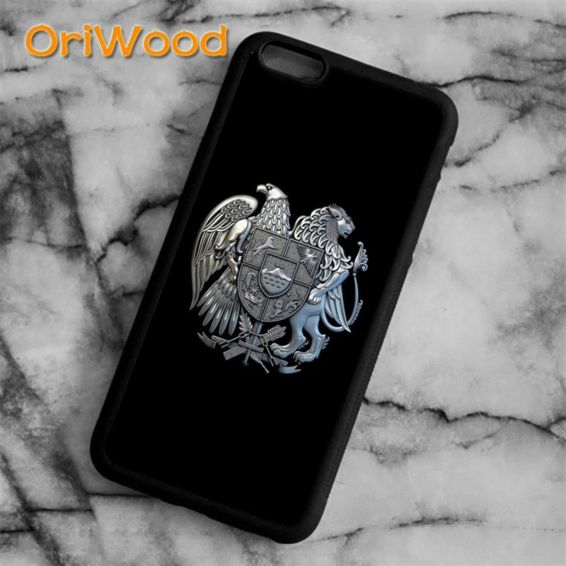 Крутой чехол OriWood с арменским флагом для iPhone 5 6 s 7 8 plus X XR XS 11 12 pro max Samsung Galaxy S6 S7 edge S8 S9