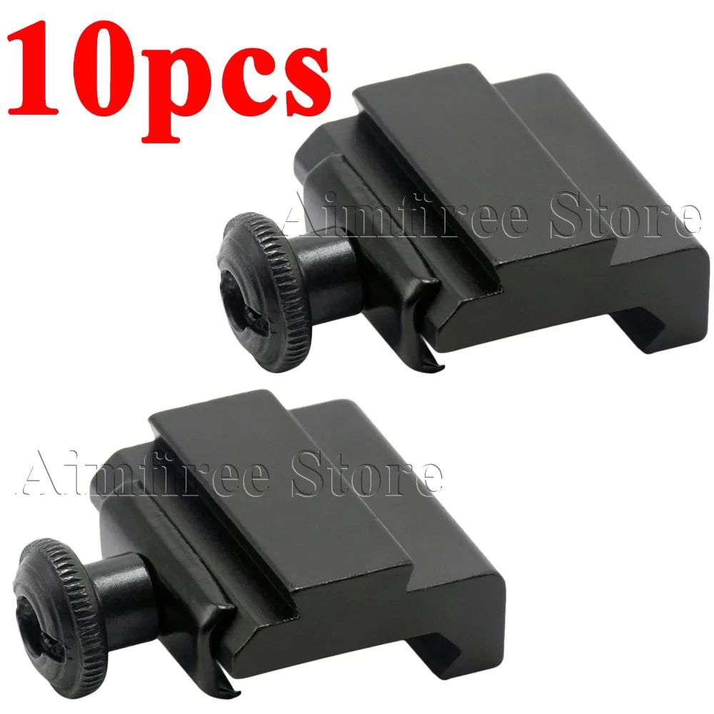 10pcs Wholesale Picatinny Rail Rifile Scope Mount 20mm 7/8" to 11mm 3/8" Weaver Dovetail Base Adapter Hunting Accessories
10pcs Wholesale Picatinny Rail Rifile Scope Mount 20mm 7/8" to 11mm 3/8" Weaver Dovetail Base Adapter Hunting Accessories