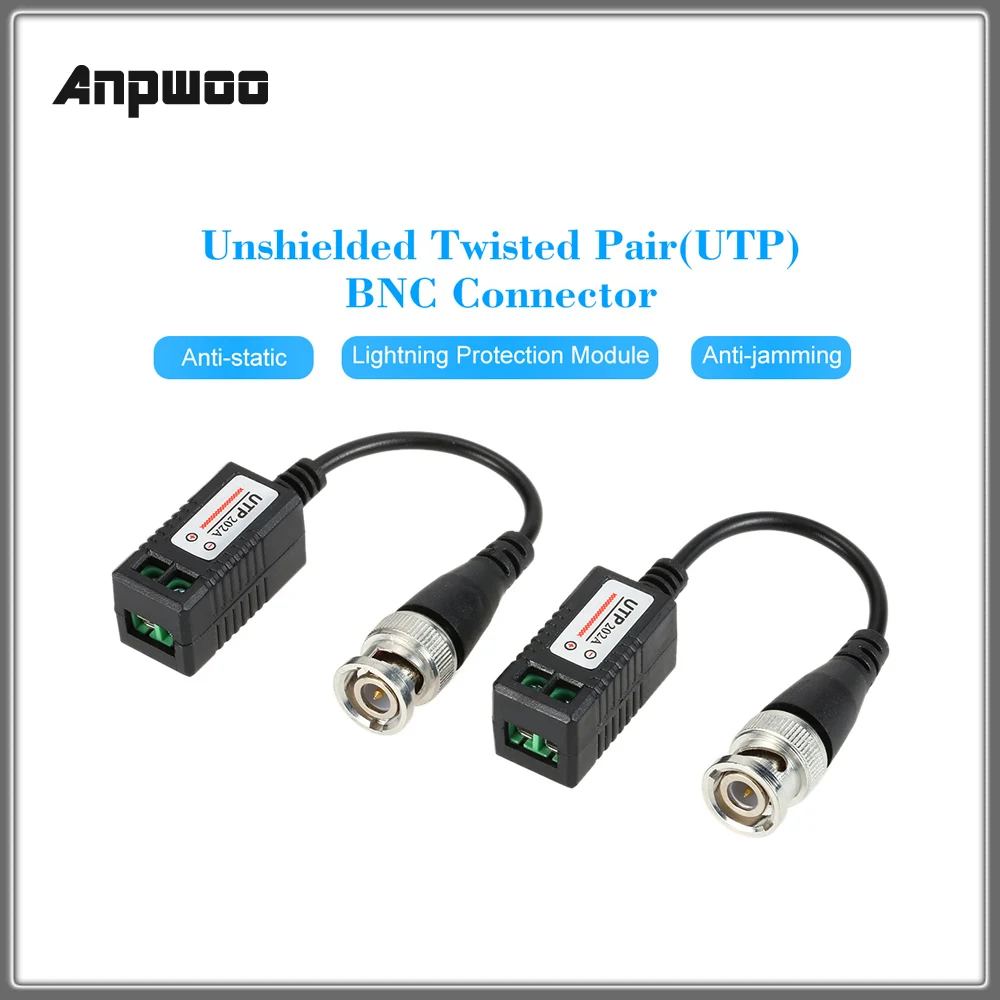 2 шт., видеопередатчик высокой четкости AHD HD CVI HDTVI BNC к UTP Cat5, Пассивный фотопередатчик 300m LCC anwoo p202a
2 шт., видеопередатчик высокой четкости AHD HD CVI HDTVI BNC к UTP Cat5, Пассивный фотопередатчик 300m LCC anwoo p202a