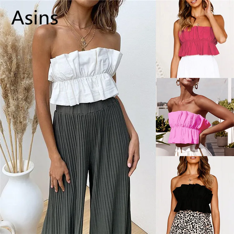 Asins Sexy nightclub womens tops 2019 summer new hot women casual fashion solid color sexy wrapped chest backless short blouses
Asins Sexy nightclub womens tops 2019 summer new hot women casual fashion solid color sexy wrapped chest backless short blouses